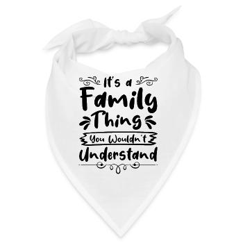 Familienoberhaupt Papa Opa Mama Oma - Bandana - Weiß - Vorne