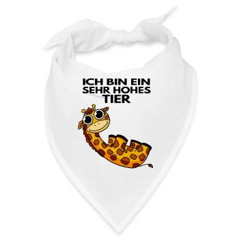Teamleiter Giraffe Trainer Leitung Chef - Bandana - Weiß - Vorne