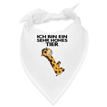 Teamleiter Giraffe Trainer Leitung Chef - Bandana - Weiß - Vorne