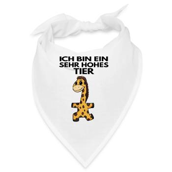 Teamleiter Giraffe Trainer Leitung Chef - Bandana - Weiß - Vorne