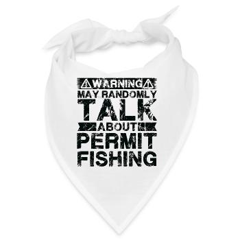 Angeln - Fische Zulassen - Bandana - Weiß - Vorne