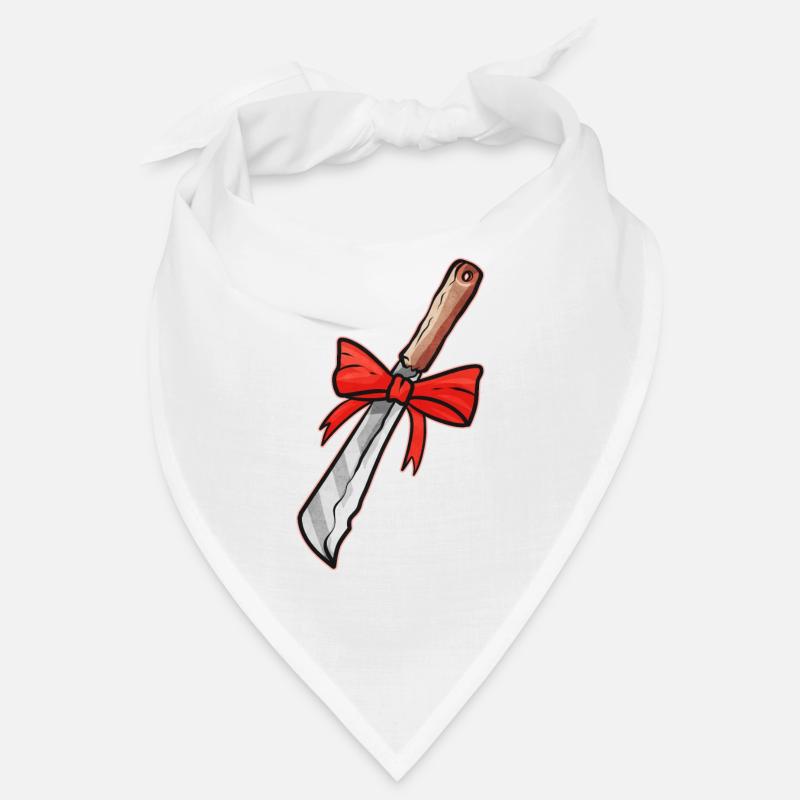 Couteau avec arc comme cadeau pour Noël Halloween Bandana