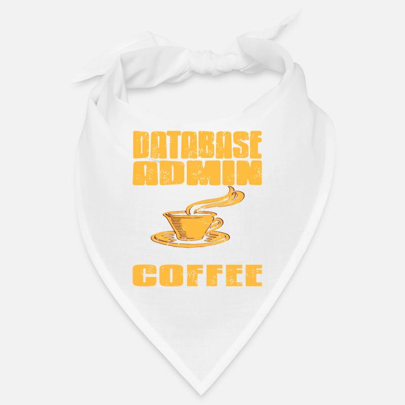 Database Admin Are Fueled By Coffee Cool Retro Bandana