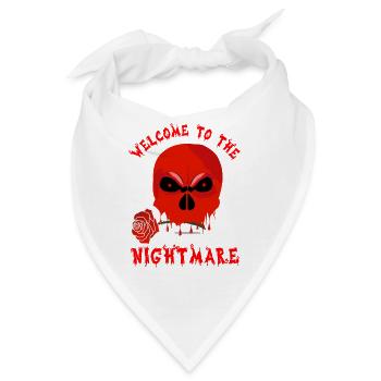 Halloween Halloween Halloween Halloween Halloween - Bandana - Weiß - Vorne