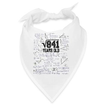 Quadratwurzel von 841 Mathe Nerd 29. Geburtstag - Bandana - Weiß - Vorne