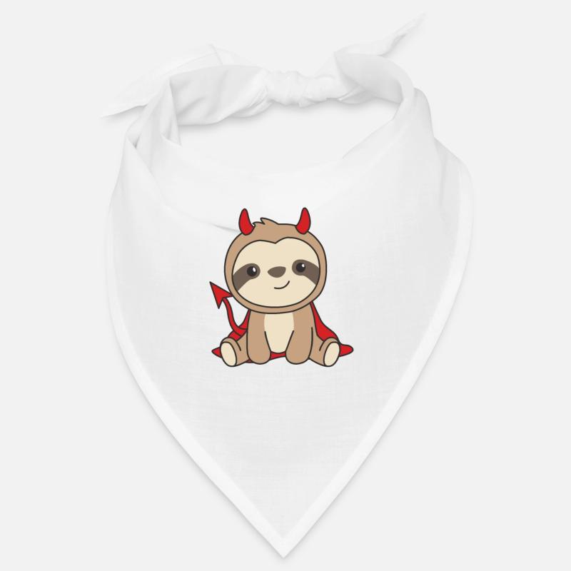 Sloth Halloween Mignon Diable Sorcière Costume Bandana