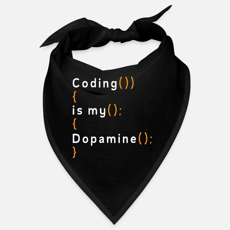 Funny Coding Is My Dopamine Coder Bandana
