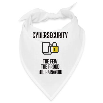 Cybersecurity - IT-Sicherheit Informatiker - Bandana - Weiß - Vorne