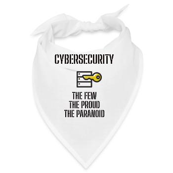 Cybersecurity - IT-Sicherheit Informatiker - Bandana - Weiß - Vorne
