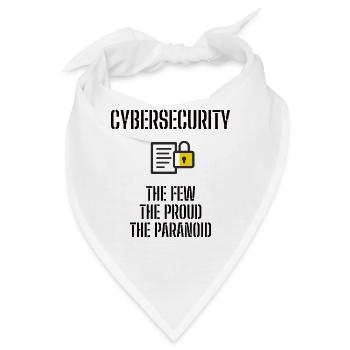 Cybersecurity - IT-Sicherheit Informatiker - Bandana - Weiß - Vorne