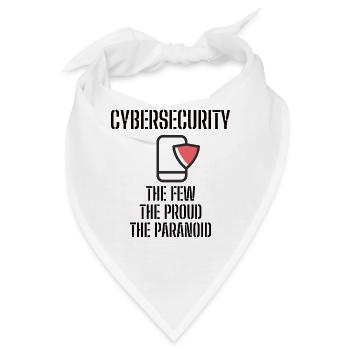 Cybersecurity - IT-Sicherheit Informatiker - Bandana - Weiß - Vorne
