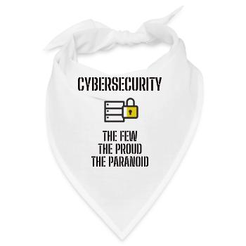 Cybersecurity - IT-Sicherheit Informatiker - Bandana - Weiß - Vorne