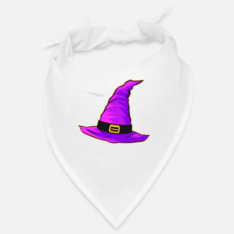 Evil Witch Hat Purple Magic Hat Halloween Bandana