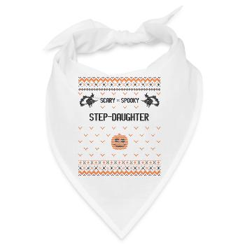 Gruselige und gruselige Stieftochter - Bandana - Weiß - Vorne