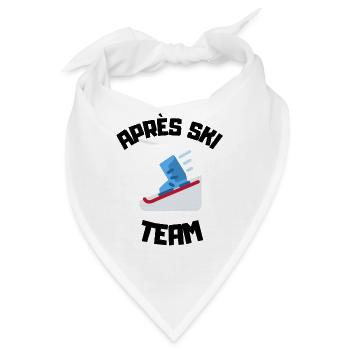 Après Ski Team - Bandana - Weiß - Vorne