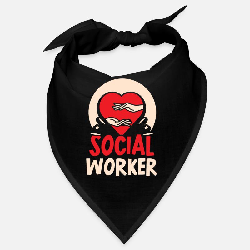 Sozialarbeiterin Sozialarbeiter Sozialarbeit Beruf Bandana