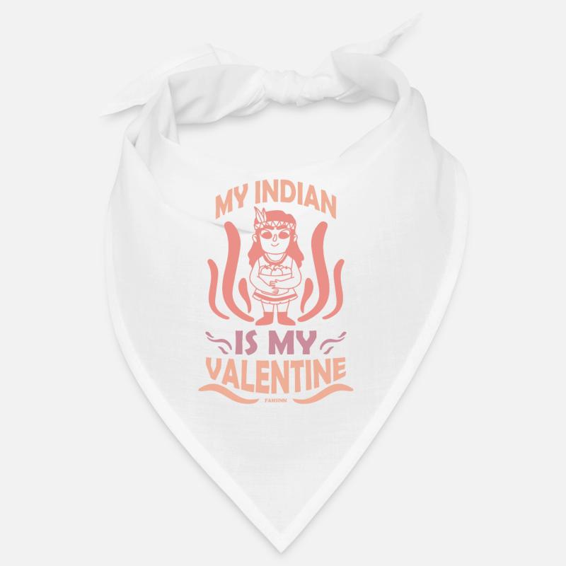 Mon Indien est mon Valentin Peuple Autochtone USA Bandana