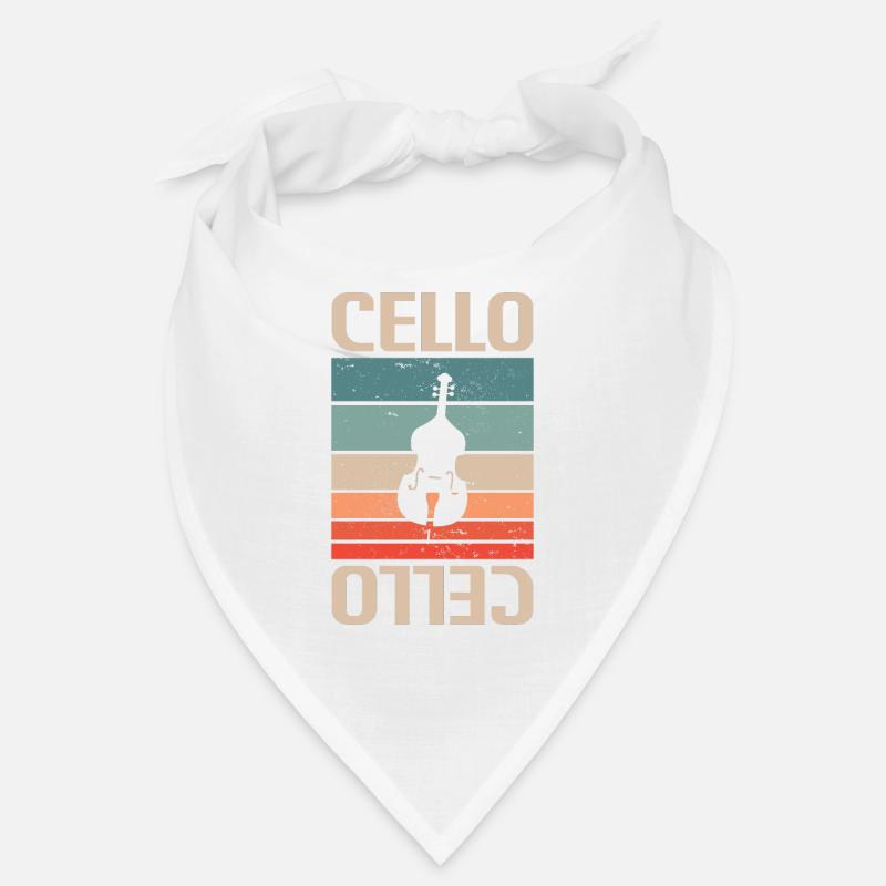Instrument de violoncelle classique rétro vintage Bandana