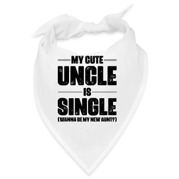 Bester Onkel Schlechter Einfluss Familie Geschenk - Bandana - Weiß - Vorne
