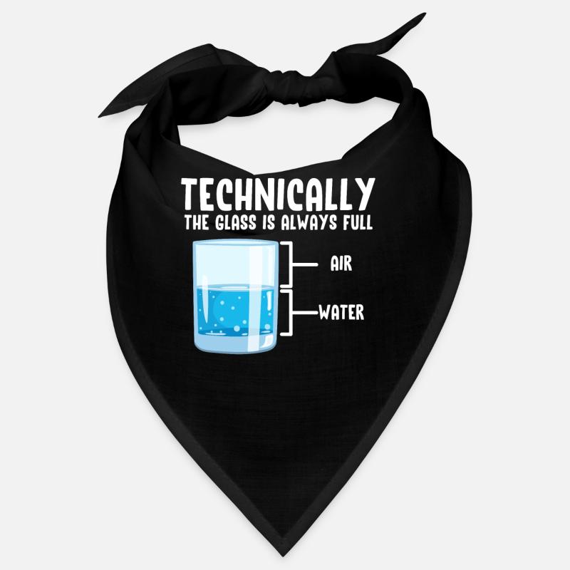 Das Glas ist immer Voll Wissenschaft Bandana