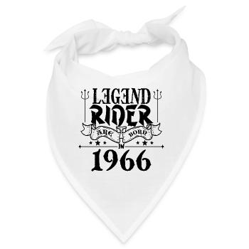 Legend Rider Are geboren 1966 - Bandana - Weiß - Vorne