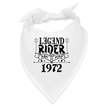 Legend Rider Are geboren 1972 - Bandana - Weiß - Vorne