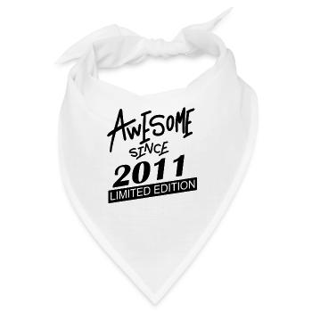 2011 - Jahrgang 2011 - Bandana - Weiß - Vorne