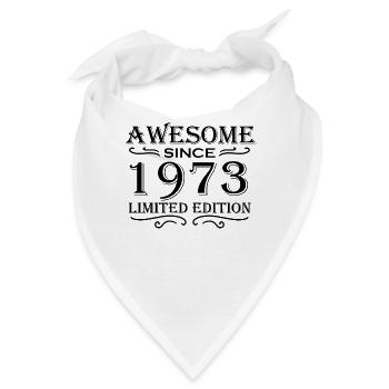 1973 - Jahrgang 1973 - Bandana - Weiß - Vorne