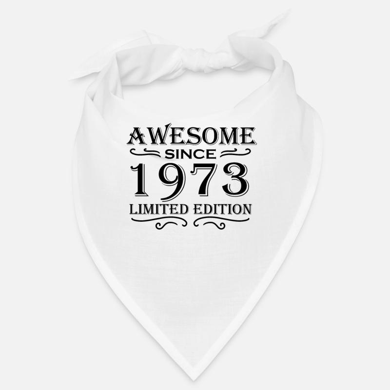 1973 - Né en 1973 - Bandana - blanc