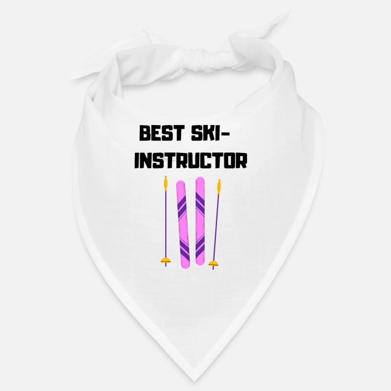 Best Ski Instructor Best Ski Instructor - Bandana - white