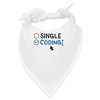 Programmierung Single Coding Software Engineer - Bandana - Weiß - Vorne