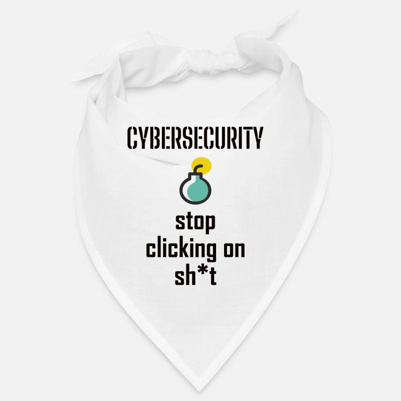 Cybersecurity - IT-Sicherheit Informatiker - Bandana - Weiß