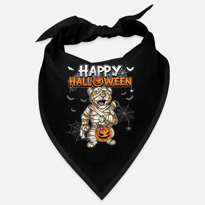 Halloween Leopard Mummy Bandana