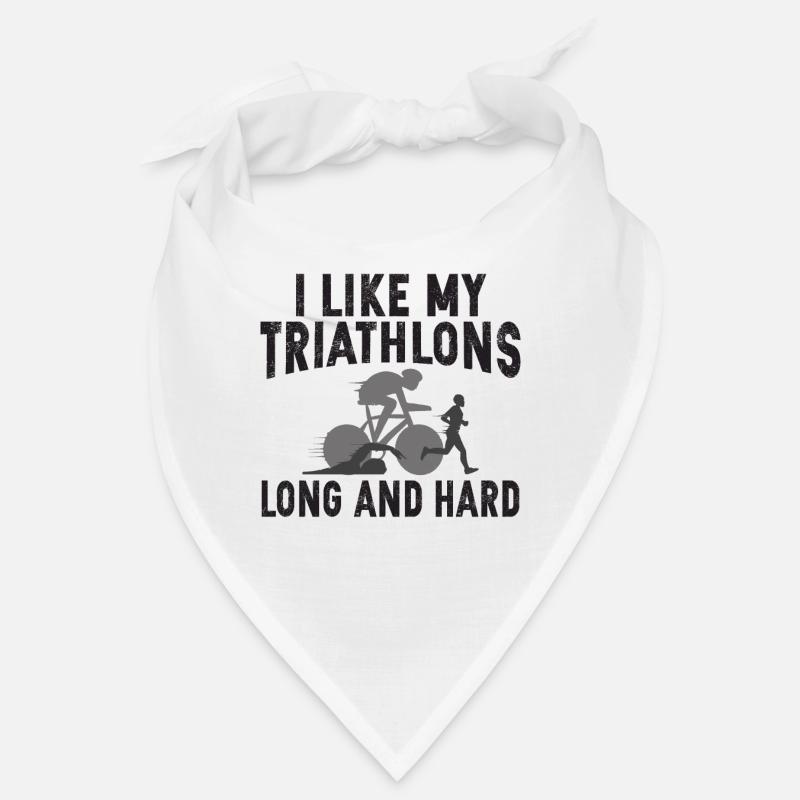 J’aime My Triathlons Long Triathlete Bandana