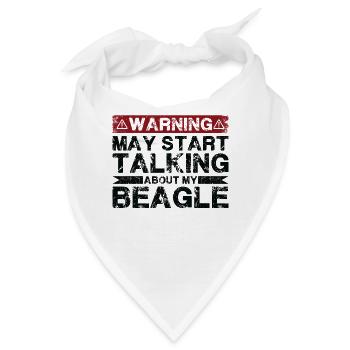 Apropos Beagle - Bandana - Weiß - Vorne