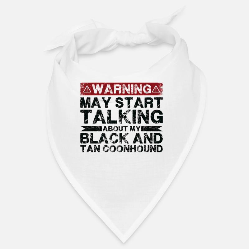 Parler des Noirs et de Tan Coonhound Bandana