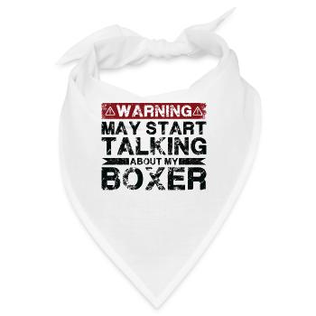 Apropos Boxer - Bandana - Weiß - Vorne