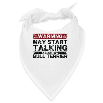 Apropos Bullterrier - Bandana - Weiß - Vorne