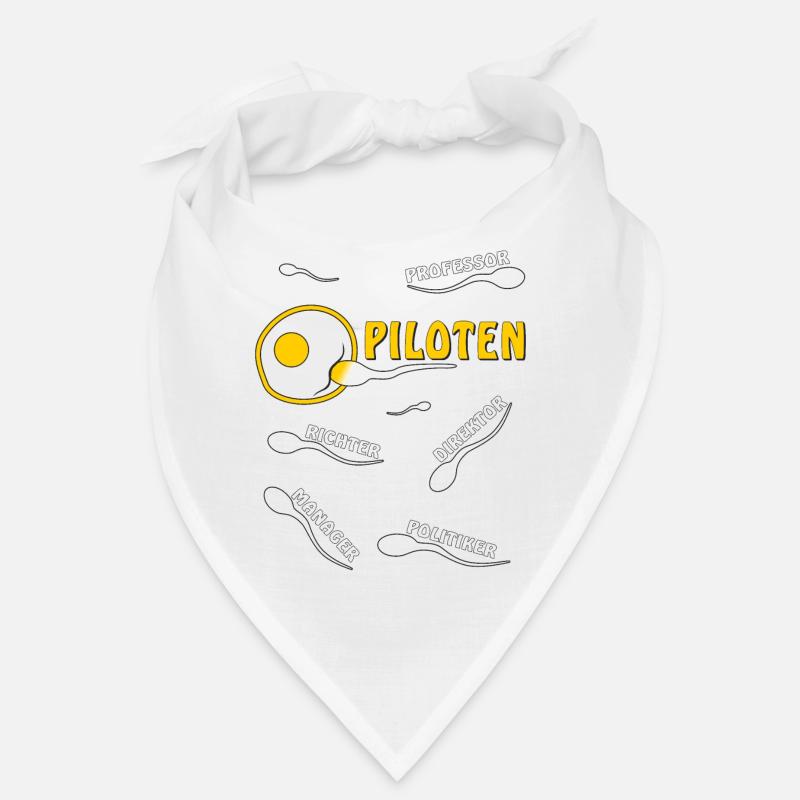 PILOTEN - Bandana - Weiß
