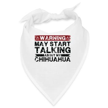 Apropos Chihuahua - Bandana - Weiß - Vorne