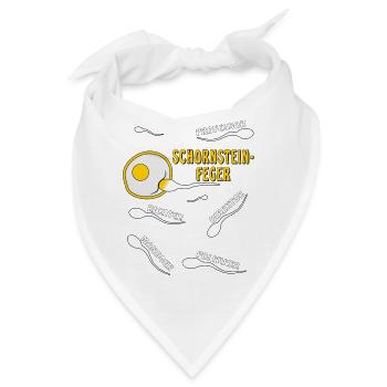 SCHORNSTEINFEGER - Bandana - Weiß - Vorne