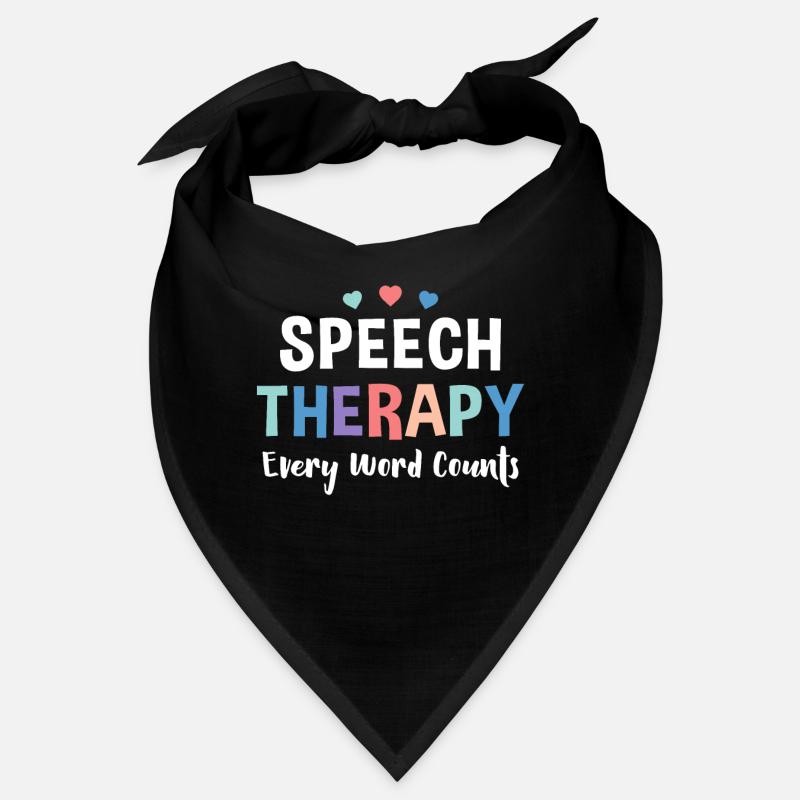 Speech Therapy Every Word Counts Bandana