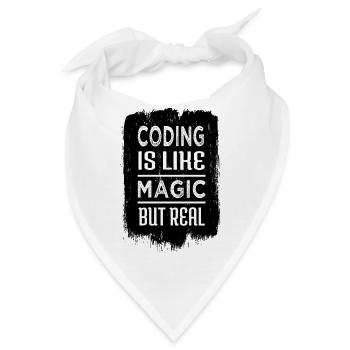 computers c plus plus computer humour present idea - Bandana - Weiß - Vorne