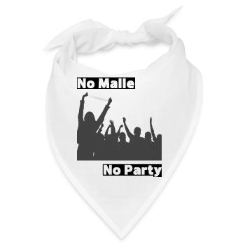 Mallorca Closing - Party Time auf Malle! - Bandana - Weiß - Vorne