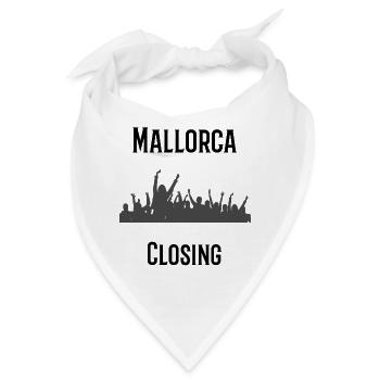 Mallorca Closing - Party Time auf Malle! - Bandana - Weiß - Vorne