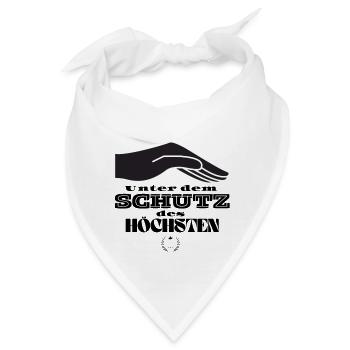 Der Schutz des Höchsten - Bandana - Weiß - Vorne
