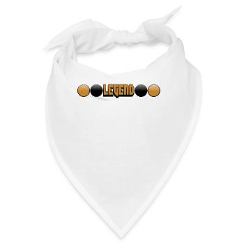 Legend Gradient Logo - Bandana - Weiß - Vorne