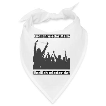 Mallorca Closing - Party Time auf Malle! - Bandana - Weiß - Vorne