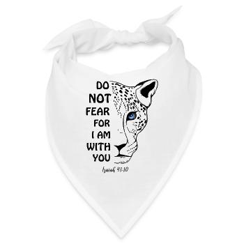 Religiöses Zitat - Bandana - Weiß - Vorne