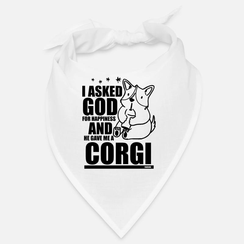 Corgi Gott Hundeliebe Bandana